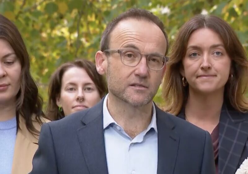 Outgoing Greens Leader Adam Bandt concedes defeat (Screenshot)